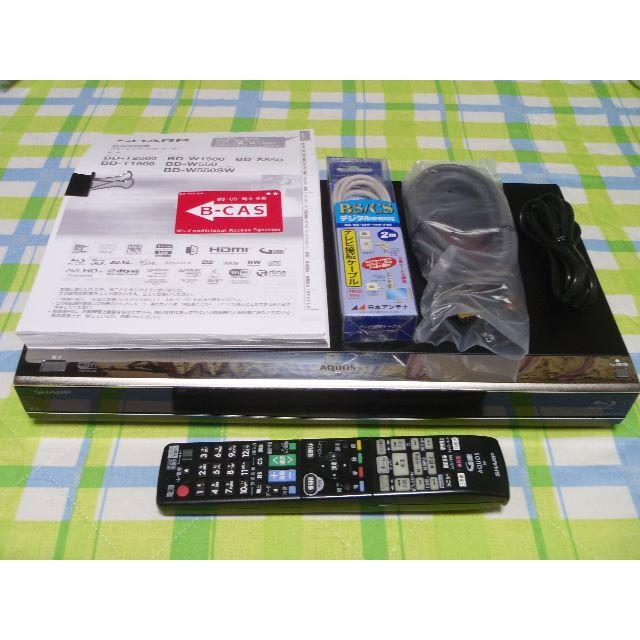 さくら　２０１４年製　AQUOS　ブルーレイレコーダー　BD-W550