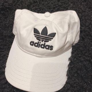 アディダス(adidas)のadidas キャップ　ホワイト(キャップ)