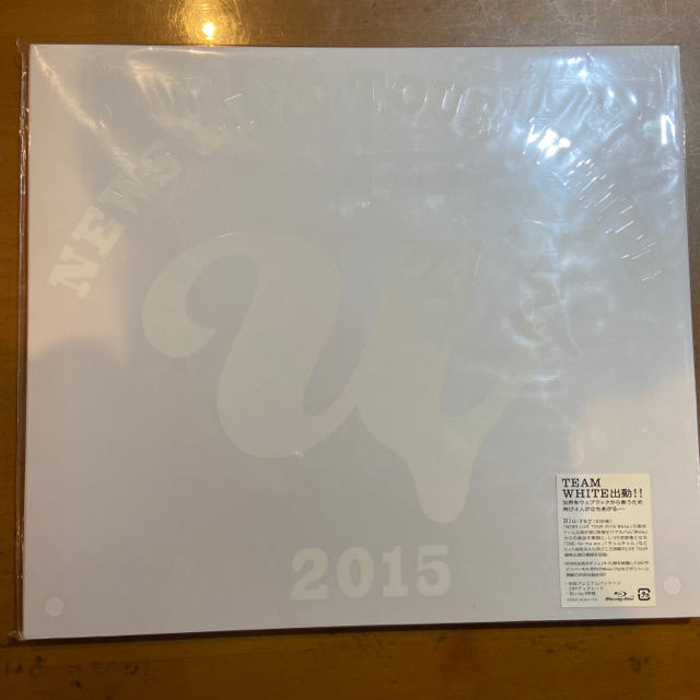 NEWS　LIVE　TOUR　2015　WHITE（初回盤） Blu-ray