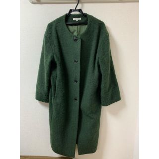 マウジー(moussy)のKIMA様専用　MOUSSY ノーカラーロングコート(ロングコート)