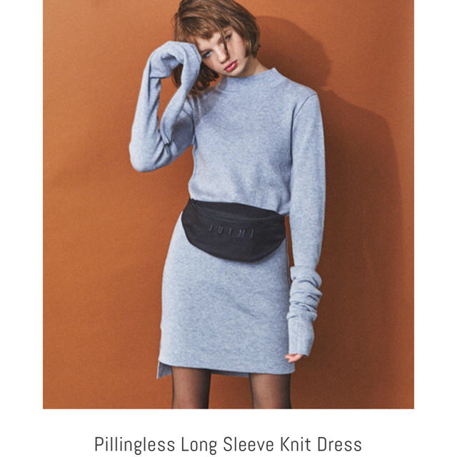 Pillingless Long Sleeve Knit Dress juemi