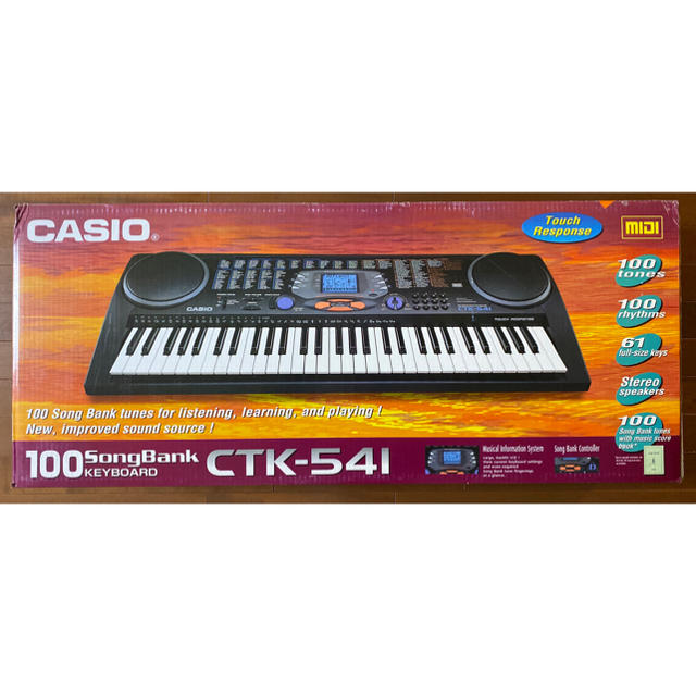 CASIO(カシオ)のCASIO電子キーボード CTK-541 楽器の鍵盤楽器(キーボード/シンセサイザー)の商品写真