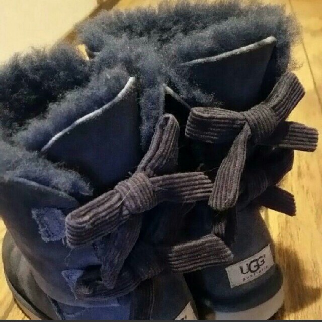 UGG - ugg ベイリーボウブーツ コーデュロイリボン