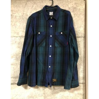 ダブルタップス(W)taps)の希少 XL WTAPS 15AW UNION L/S 02  ネルシャツ(シャツ)