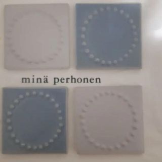 ミナペルホネン(mina perhonen)のミナペルホネン　tambourine　タイル　2色4枚セット　タンバリン(その他)