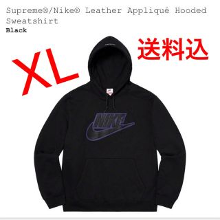 シュプリーム(Supreme)のXL Nike Applique Hooded Sweatshirt Black(パーカー)