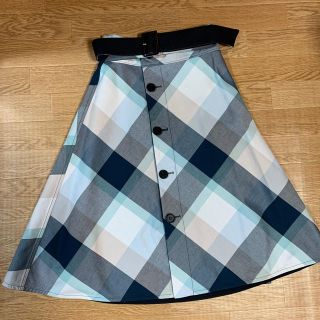 バーバリーブルーレーベル(BURBERRY BLUE LABEL)のお値下げ中★ブルーレーベルクレストブリッジ　ロングリバーシブルスカート(ロングスカート)