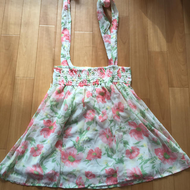 夢展望(ユメテンボウ)の花柄のジャンスカ レディースのスカート(ミニスカート)の商品写真