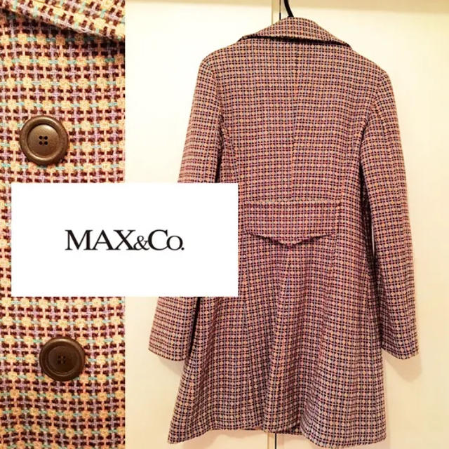 Max & Co. - 5.5万円 MAX&Co マックス&コー 柄コート 美品 の通販 by ここな's shop｜マックスアンドコーならラクマ