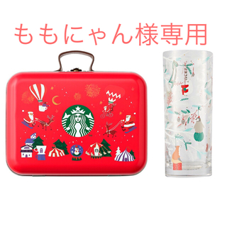 スターバックスコーヒー(Starbucks Coffee)の韓国スタバホリデー 第2弾 クッキー缶 ももにゃん様専用(グラス/カップ)