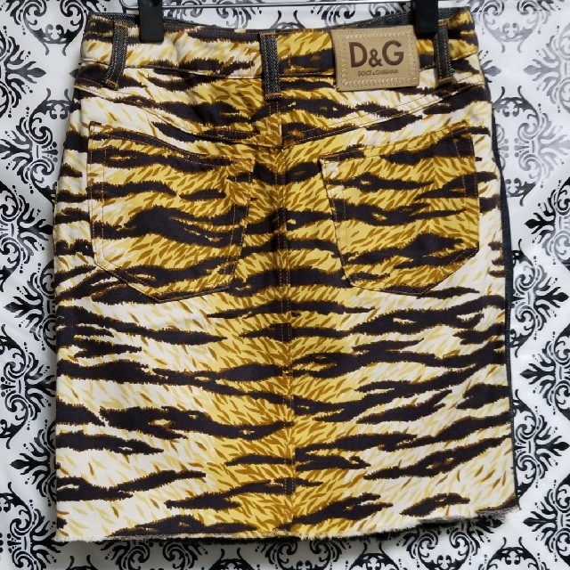 DOLCE&GABBANA(ドルチェアンドガッバーナ)のDOLCE&GABBANA　デニム　ミニスカート レディースのスカート(ミニスカート)の商品写真