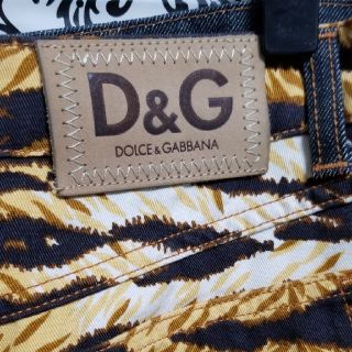 ドルチェアンドガッバーナ(DOLCE&GABBANA)のDOLCE&GABBANA　デニム　ミニスカート(ミニスカート)