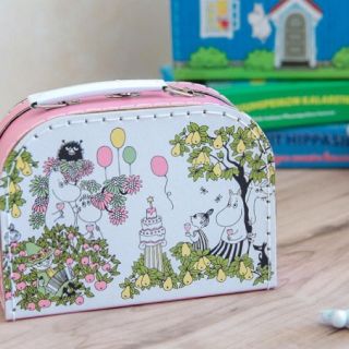 ムーミン カードボードトランク Sサイズ ガーデンパーティー martinex(キャラクターグッズ)