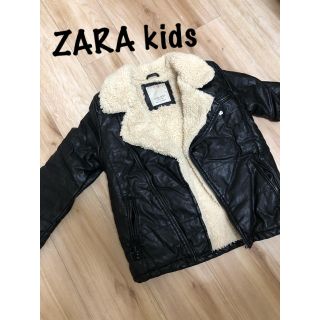 ザラキッズ(ZARA KIDS)のボア　ライダース　130(ジャケット/上着)