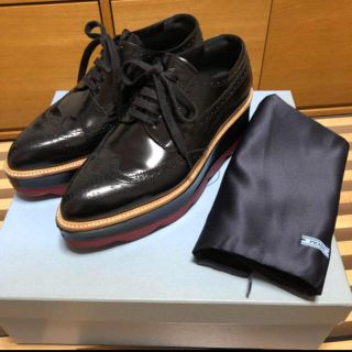 プラダ(PRADA)のプラダ　レースアップシューズ(ローファー/革靴)