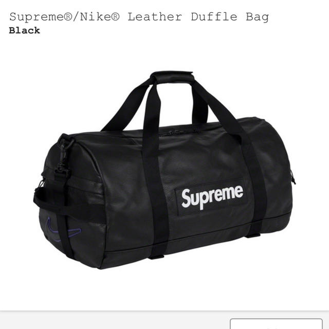 Supreme Nike Leather Duffle Bag ナイキ