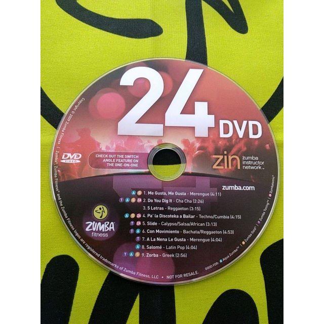 Zumba(ズンバ)のZUMBA　ズンバ　ZIN24　CD＆DVD　インストラクター専用　希少 エンタメ/ホビーのDVD/ブルーレイ(スポーツ/フィットネス)の商品写真