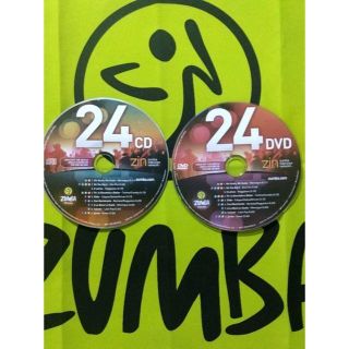 ズンバ(Zumba)のZUMBA　ズンバ　ZIN24　CD＆DVD　インストラクター専用　希少(スポーツ/フィットネス)