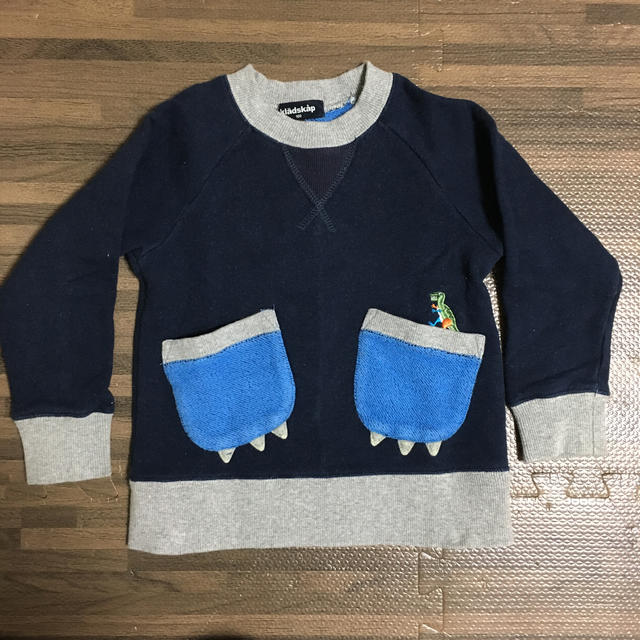 kladskap(クレードスコープ)のクレードスコープ 恐竜トレーナー 100cm キッズ/ベビー/マタニティのキッズ服男の子用(90cm~)(Tシャツ/カットソー)の商品写真