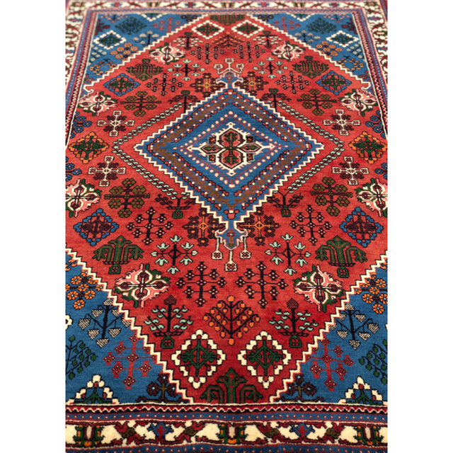 新品入荷 メイメ産 ペルシャ絨毯 209.5×139cm ラグ - alce-cde.com