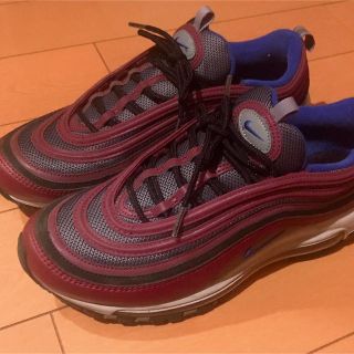 ナイキ(NIKE)の【良品・希少】NIKE Airmax97 バーガンディ(スニーカー)