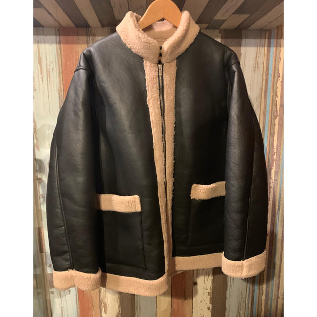 Needles(ニードルス)のNEEDLES ニードルズ Zipped Tibetan Jacket 最安値 メンズのジャケット/アウター(レザージャケット)の商品写真