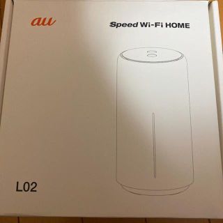 au Speed Wi-Fi home L02 3ヵ月使用品(PC周辺機器)