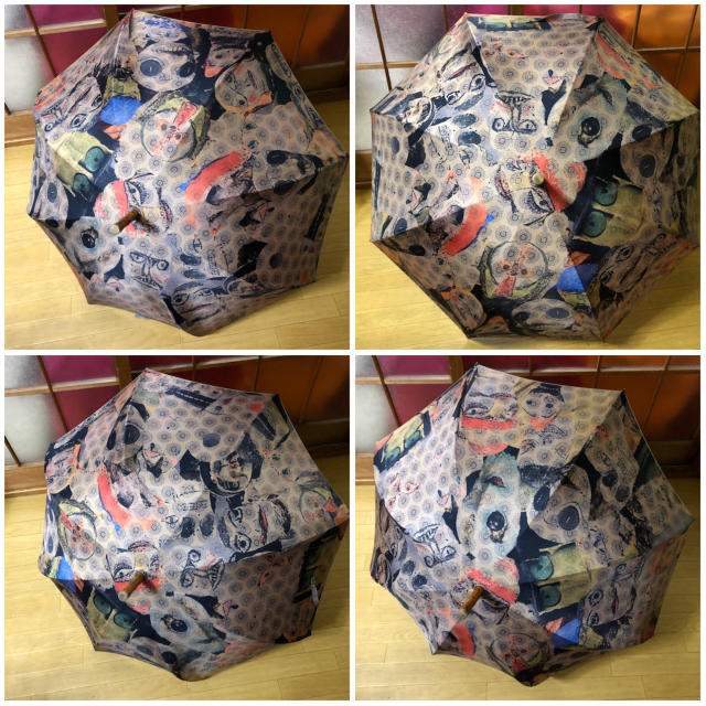 Vivienne Westwood(ヴィヴィアンウエストウッド)のヴィヴィアンウエストウッド一枚張り長傘(USED美品)送料込 レディースのファッション小物(傘)の商品写真