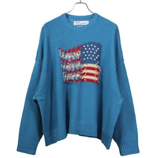 America Knit Hoodie DAIRIKU 星条旗 ニット | nate-hospital.com