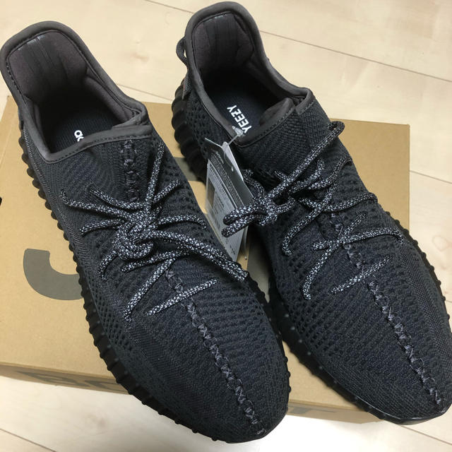 adidas(アディダス)の31cm YEEZY BOOST 350 V2 BLACK メンズの靴/シューズ(スニーカー)の商品写真