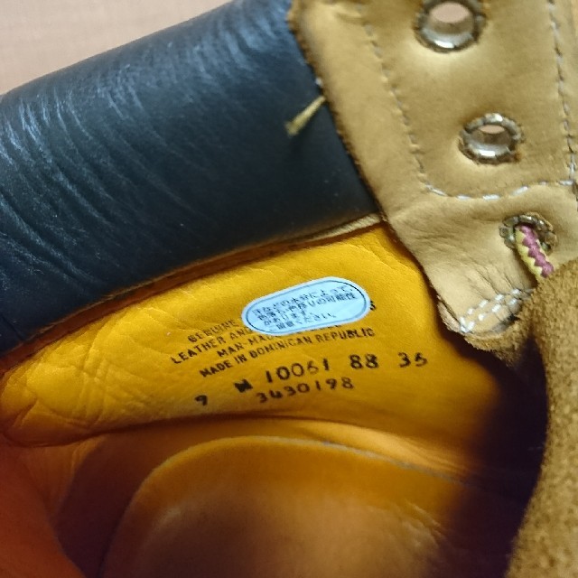 Timberland(ティンバーランド)の【もも様専用】ティンバーランド イエローブーツ メンズの靴/シューズ(ブーツ)の商品写真