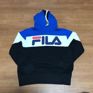 フィラ(FILA)のFILA フィラ トレーナー  カットソー フード カラフル ボーダー(トレーナー/スウェット)