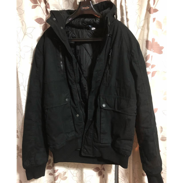 H&M - H&M 中綿 ダウン モッズコート ジャケット Lの通販 by n+ shop