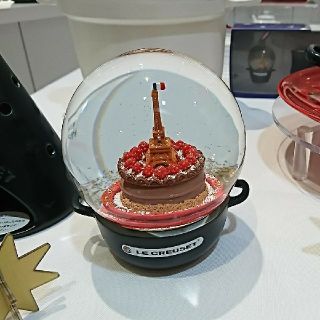 ルクルーゼ(LE CREUSET)の【なー様専用】ル・クルーゼ クリスマス スノードーム 2019 ネイビー(ノベルティグッズ)