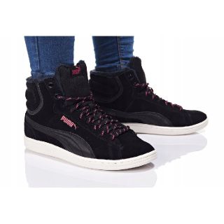 プーマ(PUMA)の
定10800円限定著名人愛用!プーマビッキーミッド新品ボアスニーカー黒24

(スニーカー)