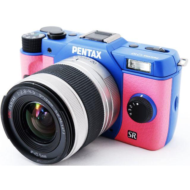 PENTAX(ペンタックス)の❤️Wi-Fi対応❤️この可愛い色に一目ぼれ❤️PENTAX Q10❤️ スマホ/家電/カメラのカメラ(ミラーレス一眼)の商品写真