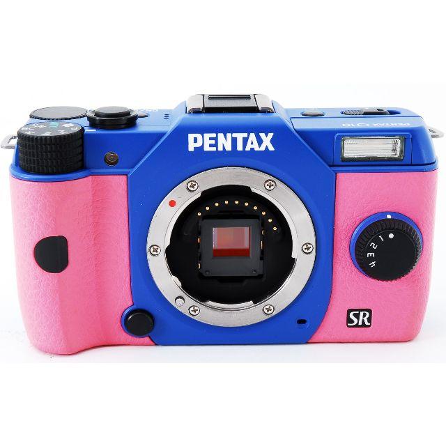 PENTAX(ペンタックス)の❤️Wi-Fi対応❤️この可愛い色に一目ぼれ❤️PENTAX Q10❤️ スマホ/家電/カメラのカメラ(ミラーレス一眼)の商品写真