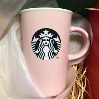 スターバックスコーヒー(Starbucks Coffee)のスターバックス オンライン限定 マグクリスタルリボンピンク(グラス/カップ)