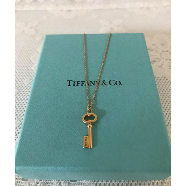 Tiffany & Co.(ティファニー)のきのこ様 専用☆ 未使用 ティファニー キーペンダント ネックレス K18  レディースのアクセサリー(ネックレス)の商品写真