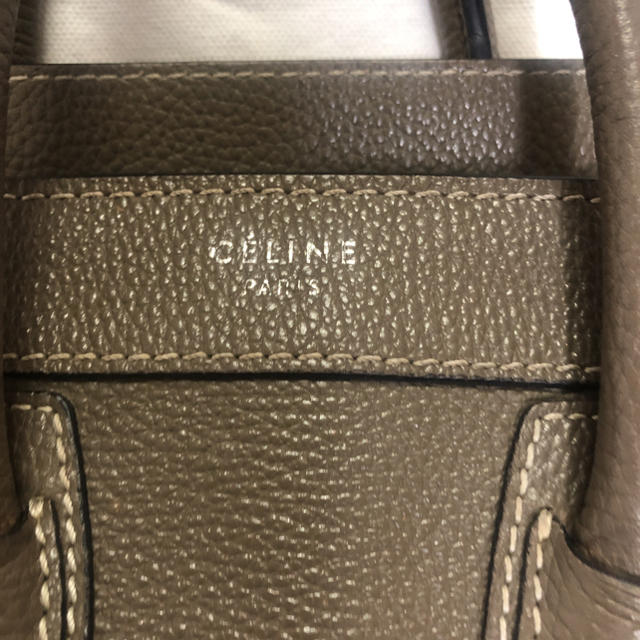 本物 - celine CELINE(セリーヌ) ラゲージナノショッパー ハンドバッグ