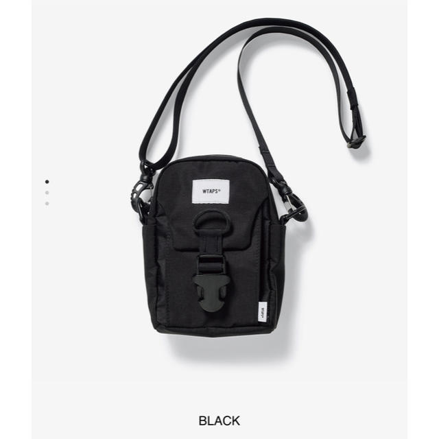 wtaps ショルダーバッグ black - ショルダーバッグ