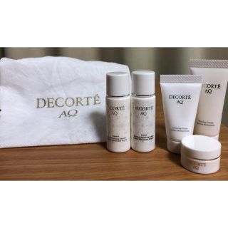 コスメデコルテ(COSME DECORTE)のコスメデコルテ  AQ クレンジング、洗顔料、化粧水、乳液、クリームセット(サンプル/トライアルキット)