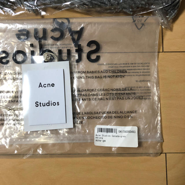 【美品】Acne Studios マフラー グレーメランジ 旧タグ 正規品 1