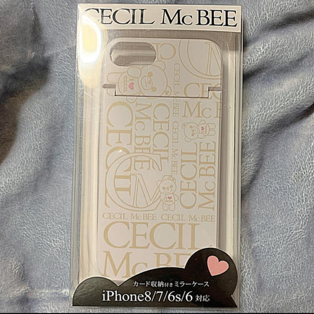 CECIL McBEE(セシルマクビー)のCECIL McBEE☆新品☆iPhone6/6s/7/8☆ケース☆セシルベア☆ スマホ/家電/カメラのスマホアクセサリー(iPhoneケース)の商品写真