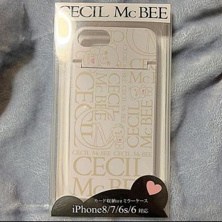 セシルマクビー(CECIL McBEE)のCECIL McBEE☆新品☆iPhone6/6s/7/8☆ケース☆セシルベア☆(iPhoneケース)