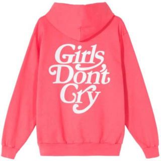 ジーディーシー(GDC)のGirls Don't Cry GDC LOGO HOODY ピンク(パーカー)