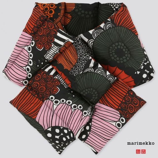 marimekko(マリメッコ)のマリメッコ ユニクロ パディットスカーフ オリーブ レディースのファッション小物(マフラー/ショール)の商品写真