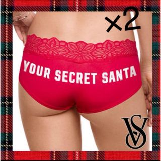 ヴィクトリアズシークレット(Victoria's Secret)のVSサンタショーツ２枚組(ショーツ)