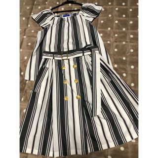 バーバリーブルーレーベル(BURBERRY BLUE LABEL)のブルーレーベルクレストブリッジ セットアップ トップス、スカート(セット/コーデ)