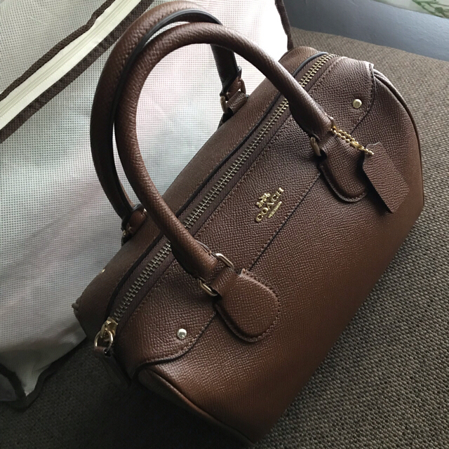 サイズ COACH - コーチ ミニボストンバッグ ブラウンの通販 by